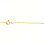 14k Kultainen kaulaketju 1 mm - 45 cm