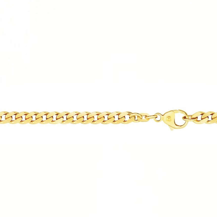 14k Kultainen panssariranneketju 6g - 19 cm
