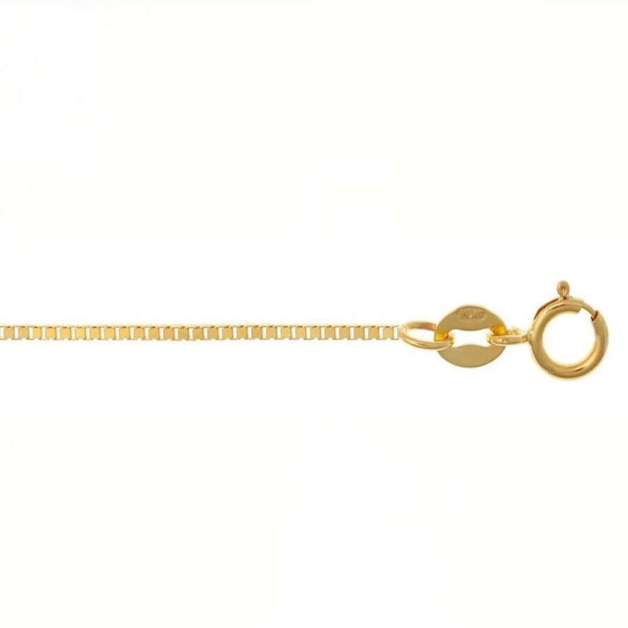 Kultainen kaulaketju 1 mm - 45 cm - KVD015-45
