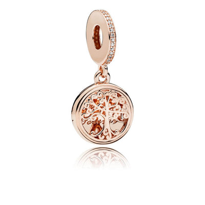 Pandora Rose Family Roots Dangle Charm hela 781988CZ