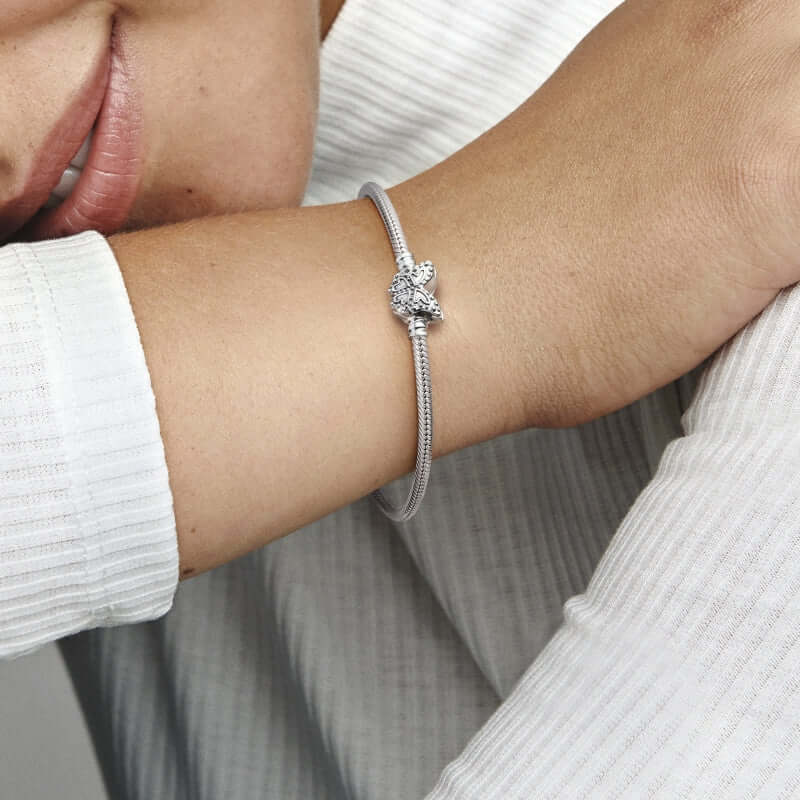 Pandora Moments Butterfly Clasp hopearanneketju 590782c01