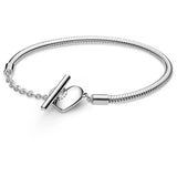 Pandora Moments Heart T-Bar Snake Rannekoru 599285c00