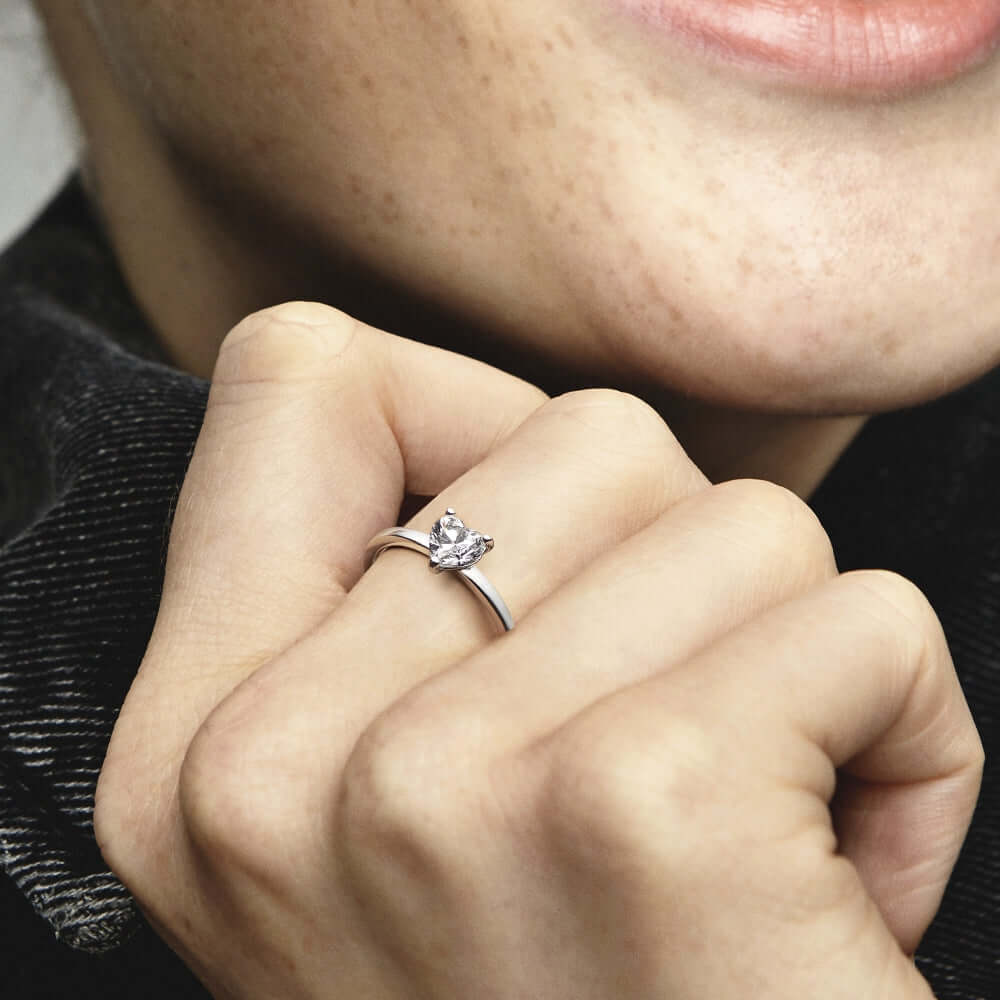 Pandora Sparkling Heart 191165C01 Sormus