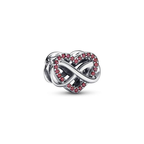 Pandora sydän punaisilla kivillä charm hela 792246c01
