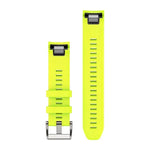 Garmin Marq quickfit 22mm neonkeltainen silikoniranneke