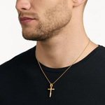 Thomas Sabo kultainen ristiriipus PE503-413-39