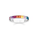 Thomas Sabo värikäs hopeasormus TR2403-477-7