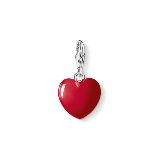Thomas Sabo Charm Club punainen sydän 0016-007-10
